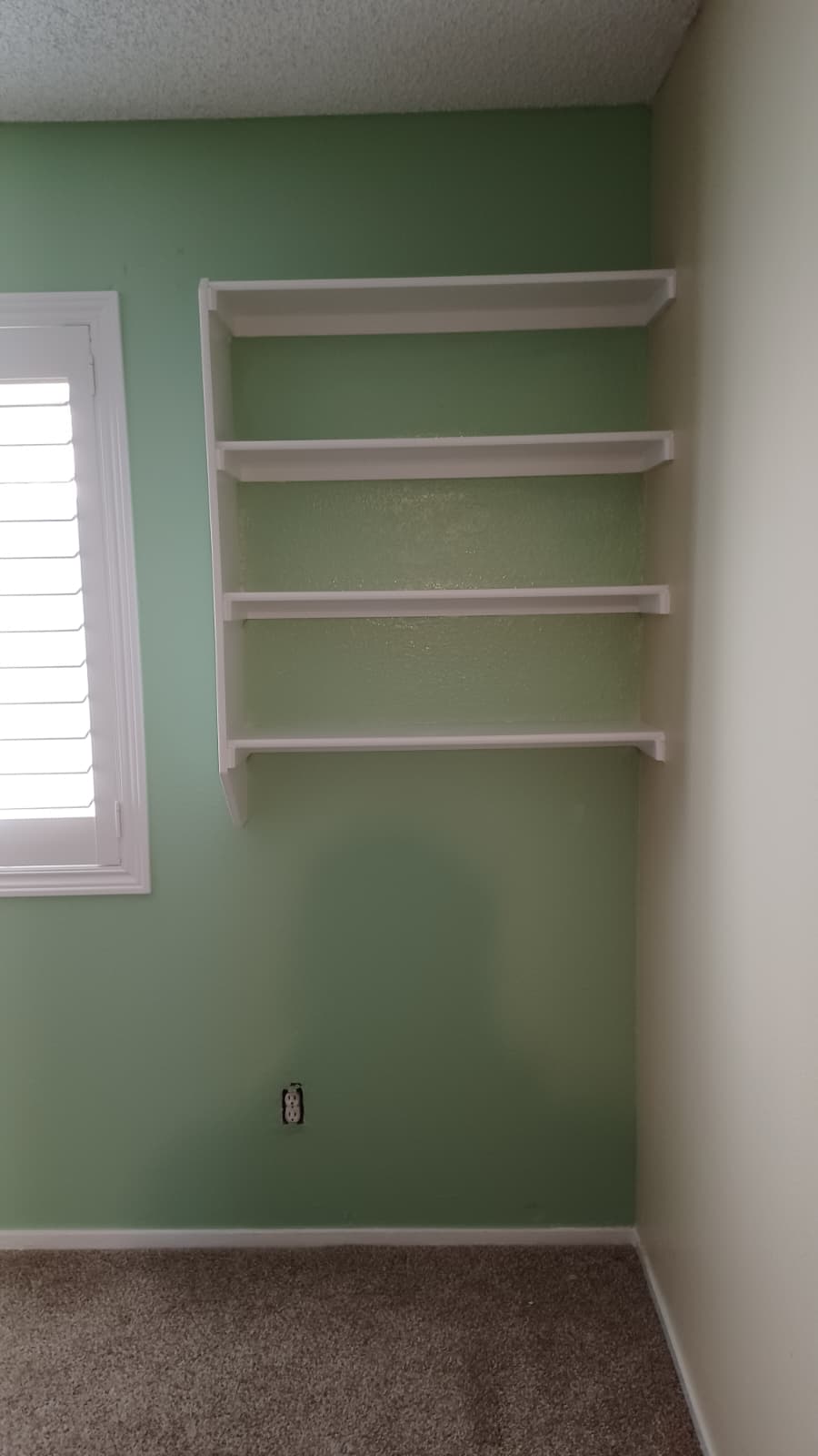 Green bedroom