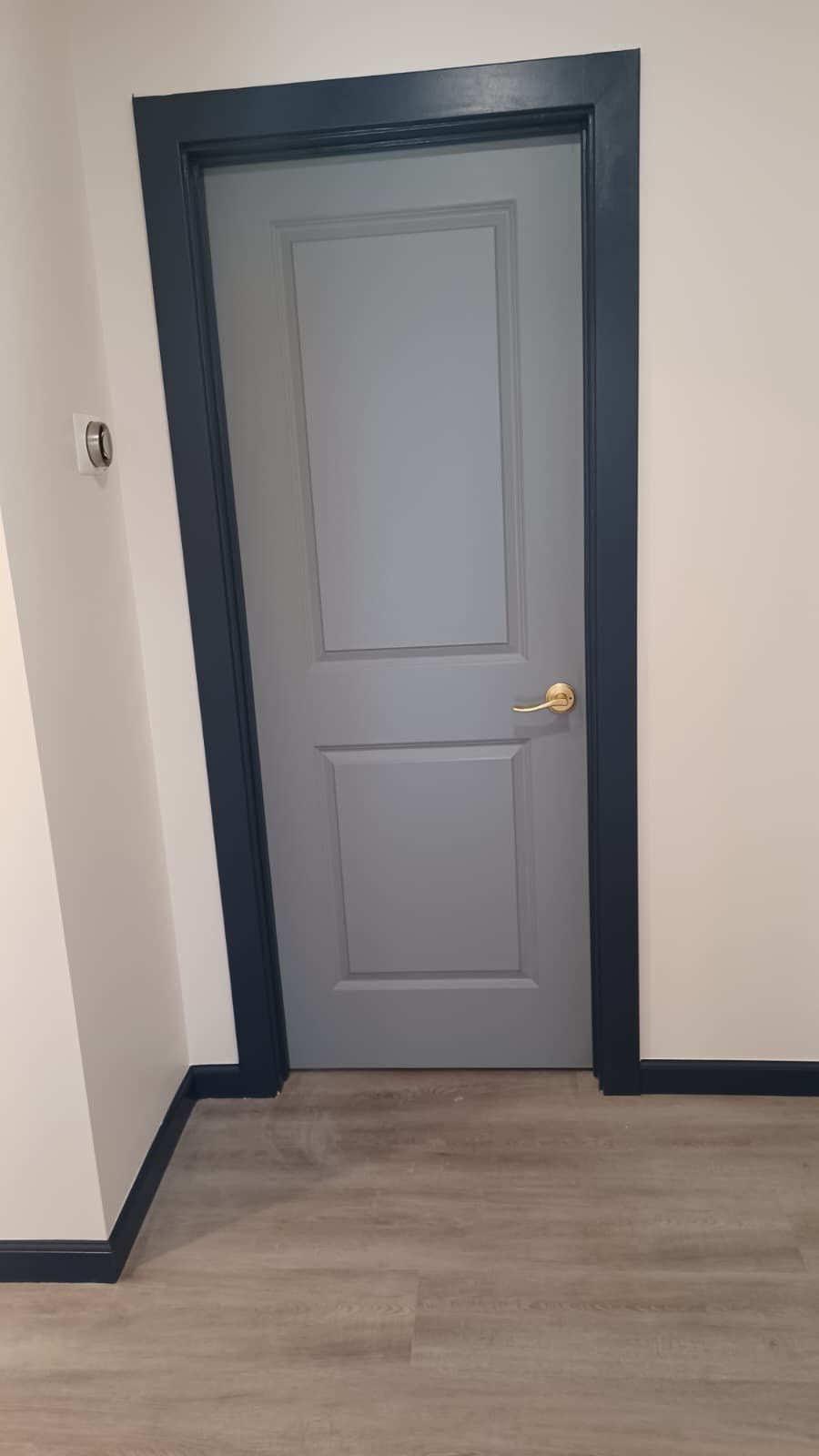 Dark door frame