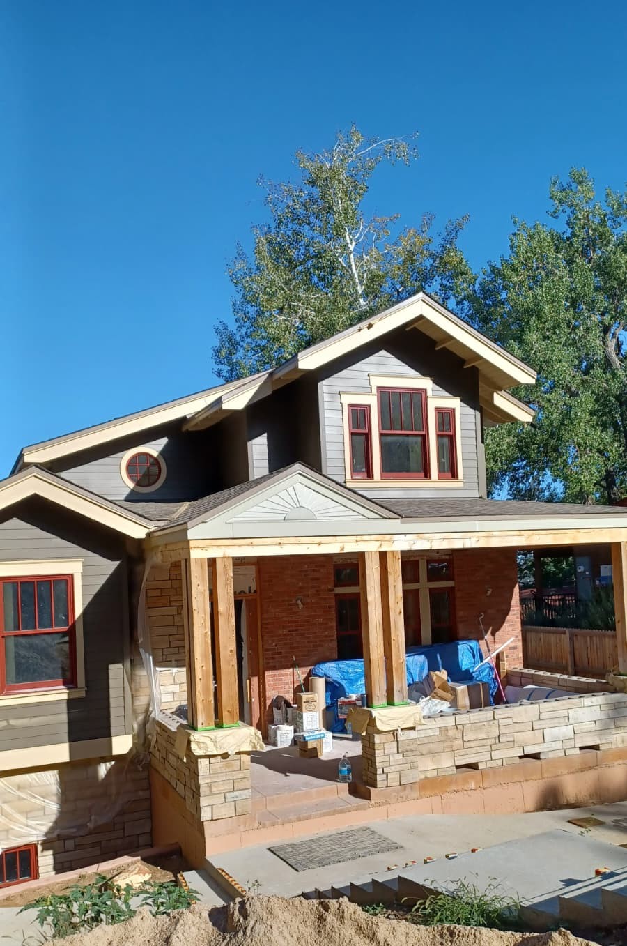 Finished exterior